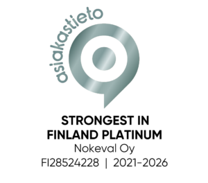 Nokeval Strongest in Finland Platinum sertificate 2026